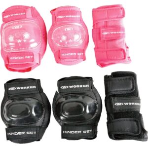 Chrániče pro děti - černé a růžové