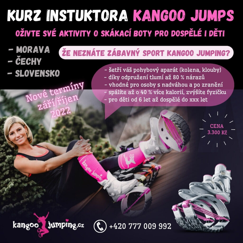 Kurz instruktora kangoo jumps - skákací boty