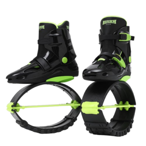 Skákací boty Kangoo Boots černo-zelené