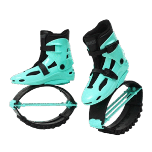 kangaroo boots - skákací boty tyrkysové