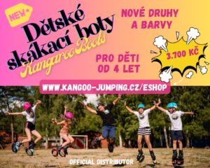 Skákací boty děti